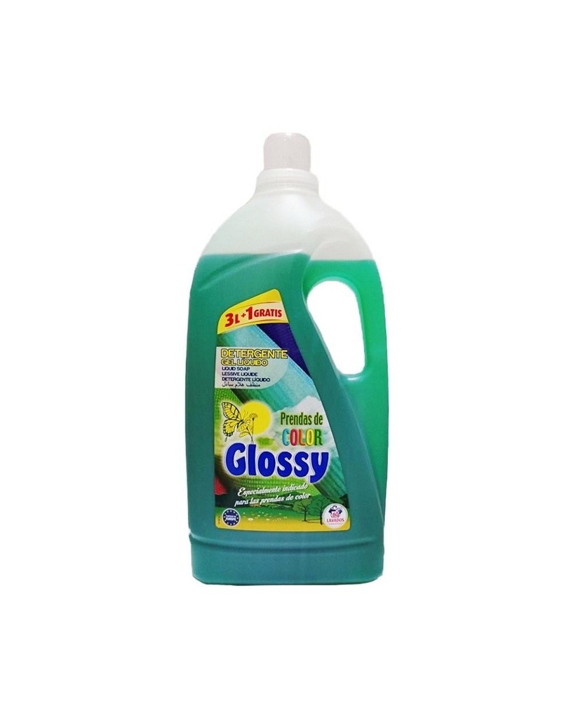 [DETERGENTEAUTO0050] GLOSSY DETERGENTE LIQUIDO COLOR 3L + 1L