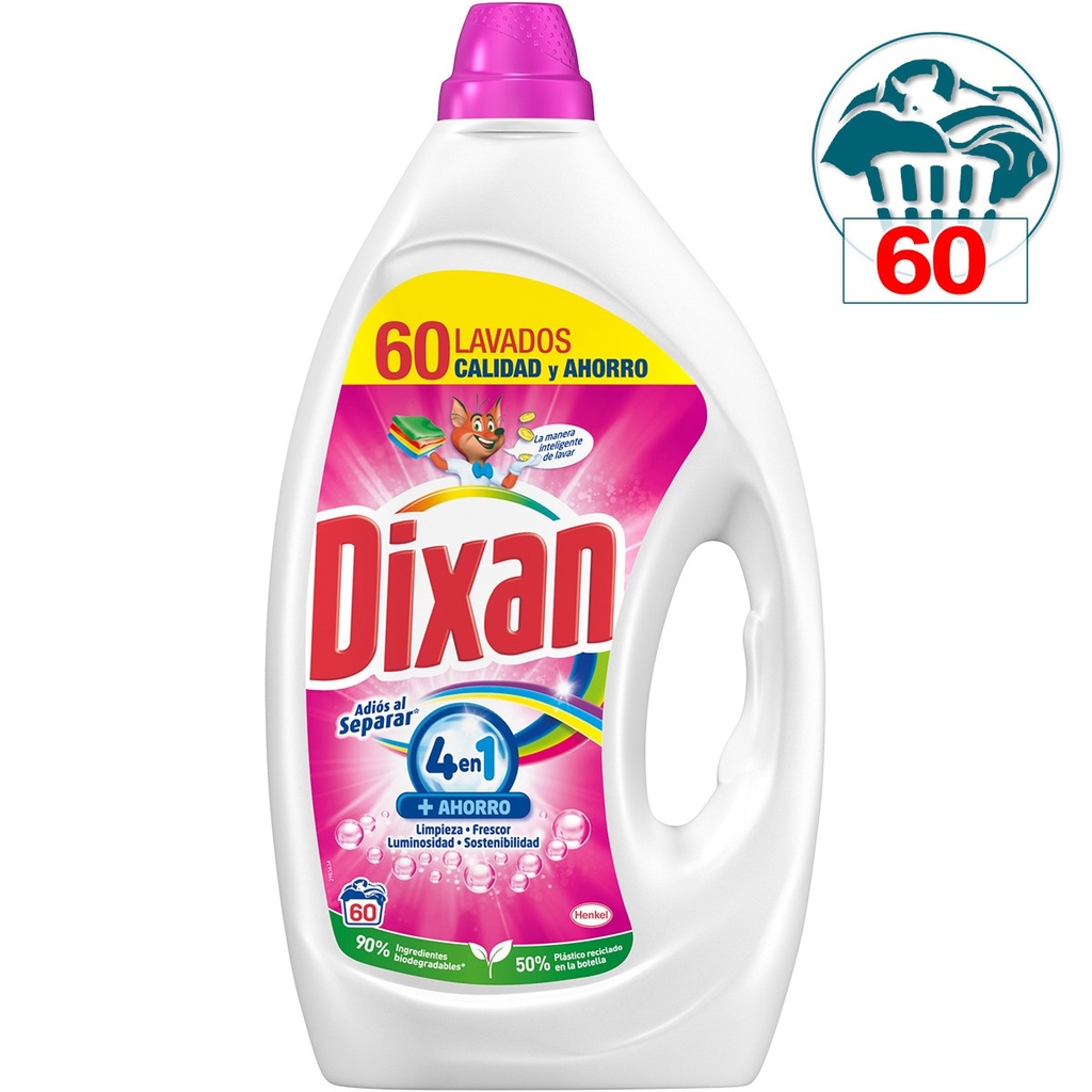 DIXAN DETERGENTE LIQUIDO 55 DOSIS