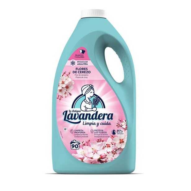 LAVANDERA DETERGENTE LIQ 90 DOSIS 5 L