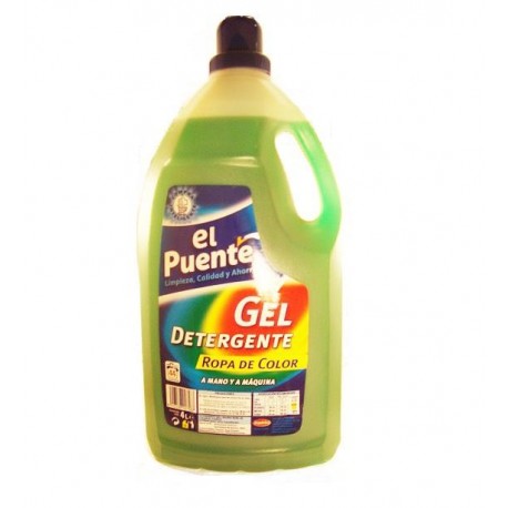 [DETERGENTEAUTO0130] EL PUENTE DETERGENTE COLOR 4L