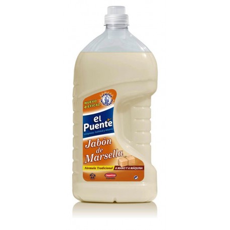 [DETERGENTEAUTO0131] EL PUENTE DETERGENTE JABON DE MARSELLA 4L