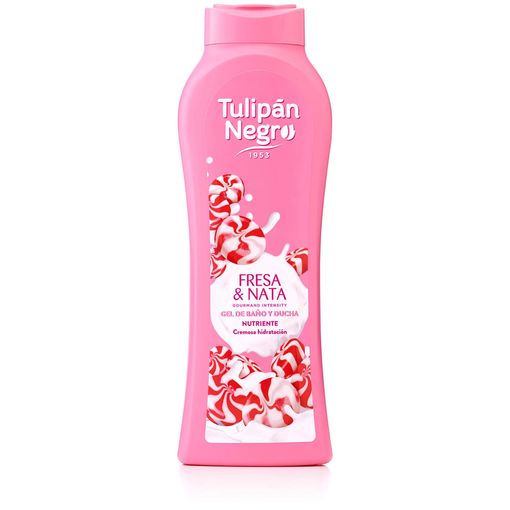 [GEL0051] TULIPAN NEGRO GEL BAÑO FRESA Y NATA 720 ML