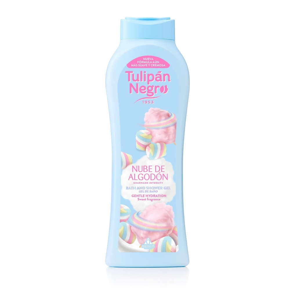 [GEL0053] TULIPAN NEGRO GEL BAÑO NUBES ALGODON 750 ML