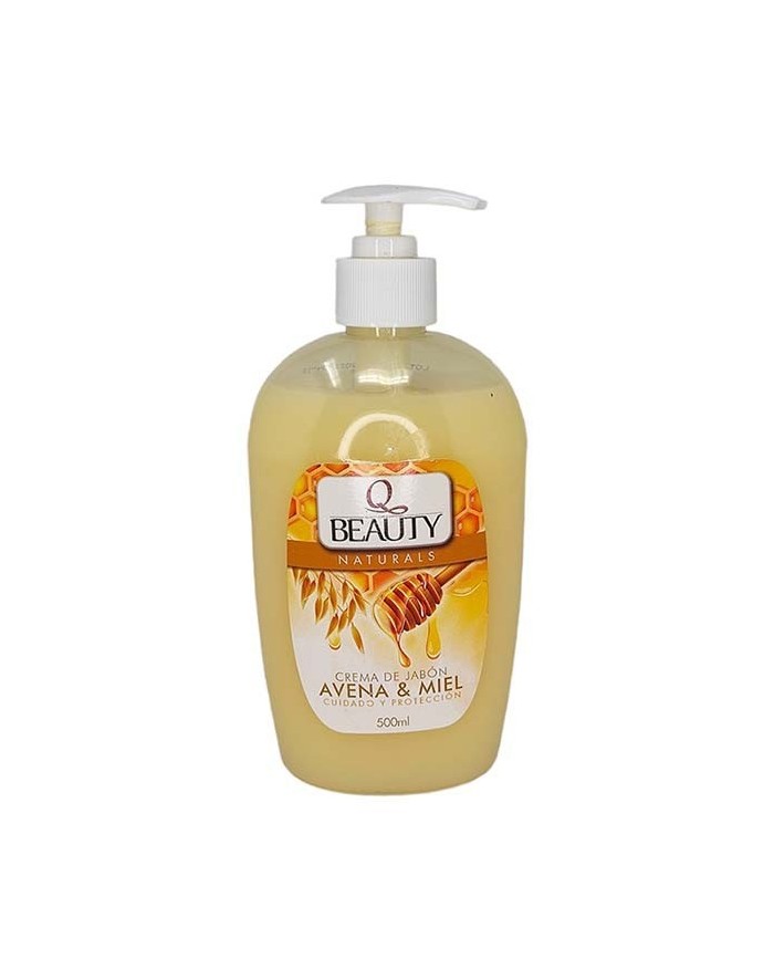 Q BEAUTY JABON DE MANOS AVENA&MIEL 500 ML