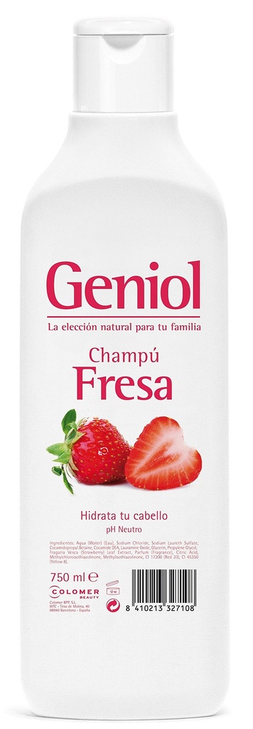 GENIOL CHAMPÚ FRESA 750 ML