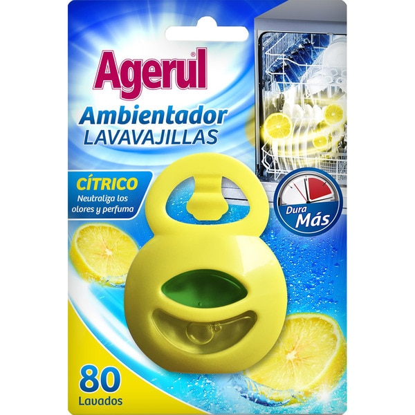 [AMBIENTADOR0011] AGERUL AMBIENTADOR VAJILLAS CITRICO 80 LAVADOS