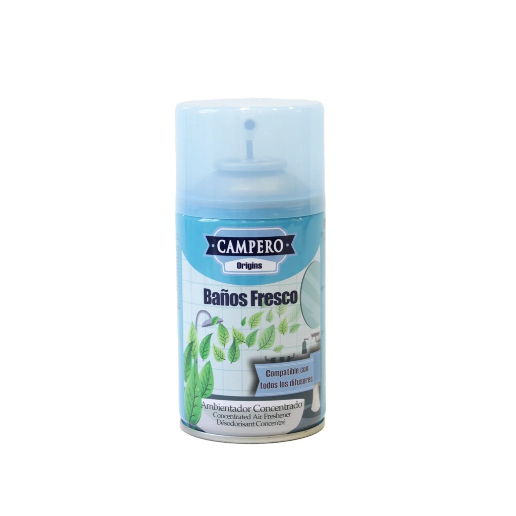 CAMPERO AMBIENTADOR BAÑOS FRESCO 250 ML