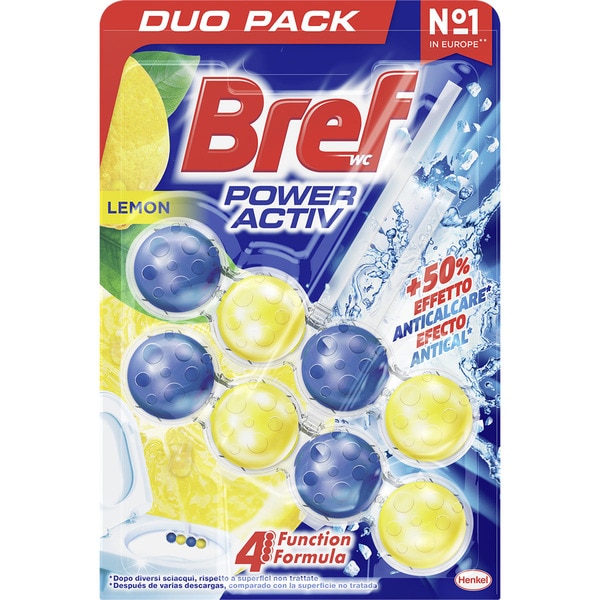 [LIMPIADOR0060] BREFF WC PODER ACTIVO BOLAS LIMON