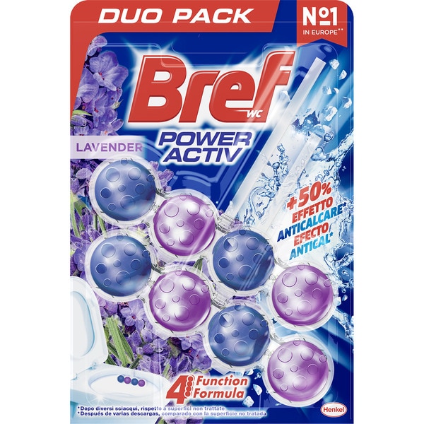 [LIMPIADOR0077] BREF WC BOLAS POWER ACTIVE LAVENDER PACK 2
