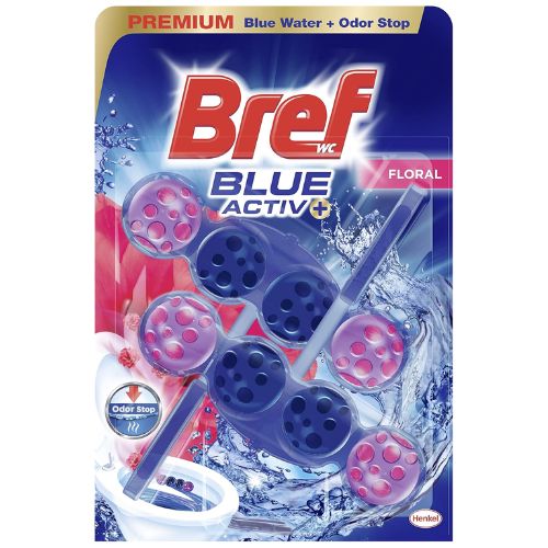 [LIMPIADOR0078] BREF WC BOLAS ACTIV FLORAL/BLUE PACK 2