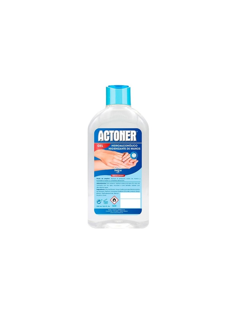 [LIMPIADOR0116] ACTONER GEL HIDROALCOHOLICO 500 ML