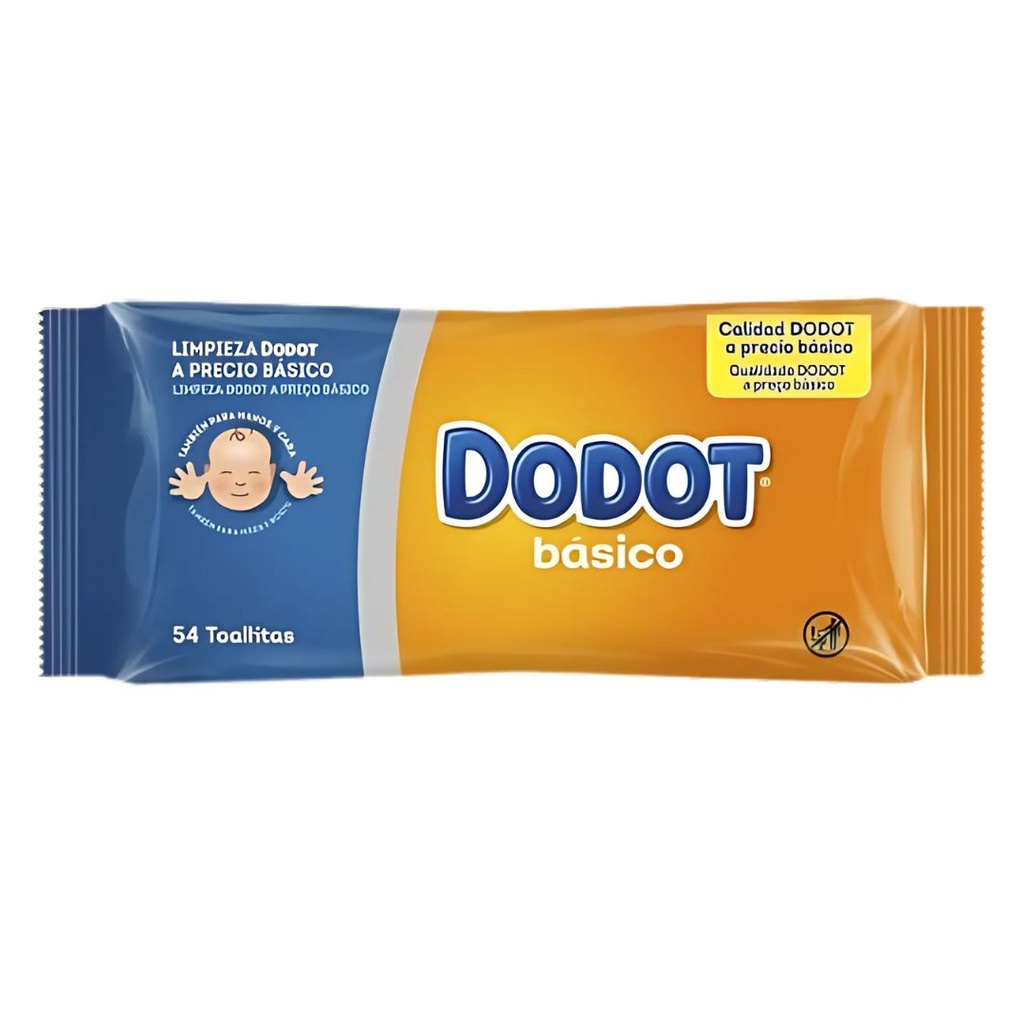 [TOALLITAS0002] DODOT BASICO TOALLITAS HUMEDAS 54 UND