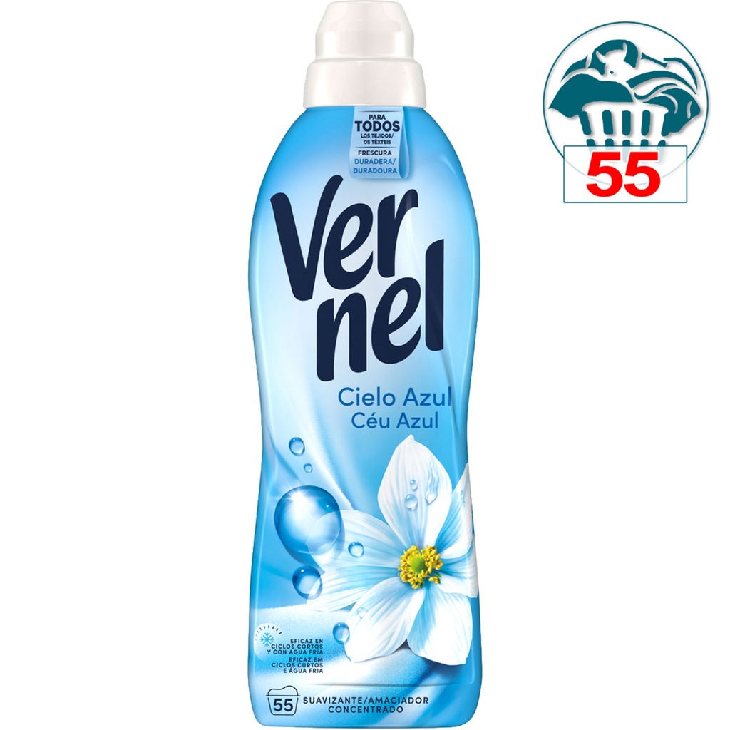 [SUAVIZANTE0029] VERNEL CONCENTRADO SUAVIZANTE 60 DOSIS 1.08 L