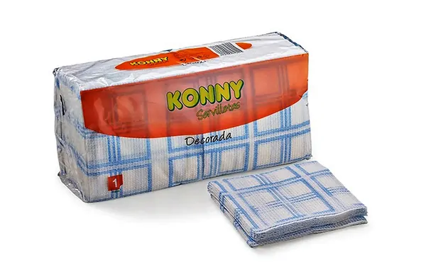 KONY SERVILLETAS DECORADAS 160 UND