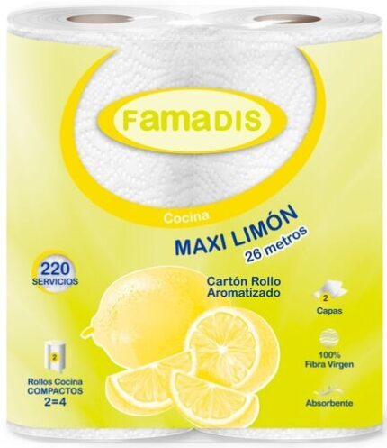 FAMADIS ROLLO COCINA LIMON PACK 2