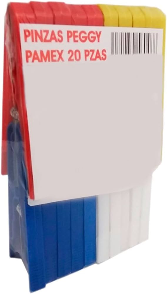[PINZAS0001] PAMEX PINZA PLASTICO 20 UND