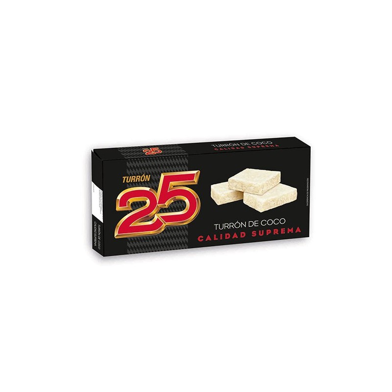 [TURRON0002] 25 TURRON COCO EXTRA 200 GR