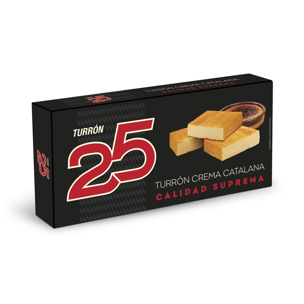 [TURRON0015] 25 TURRON CREMA CATALANA 200 GR.