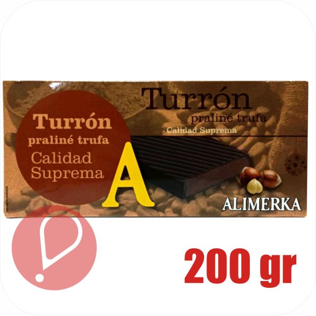 [TURRON0016] 25 TURRON PRALINE TRUFA 200 GR.
