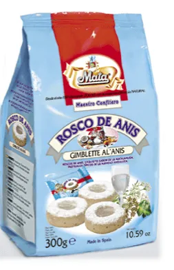 [MANTECADOS0006] MATA ROSCOS DE ANIS BOLSA 300 GR