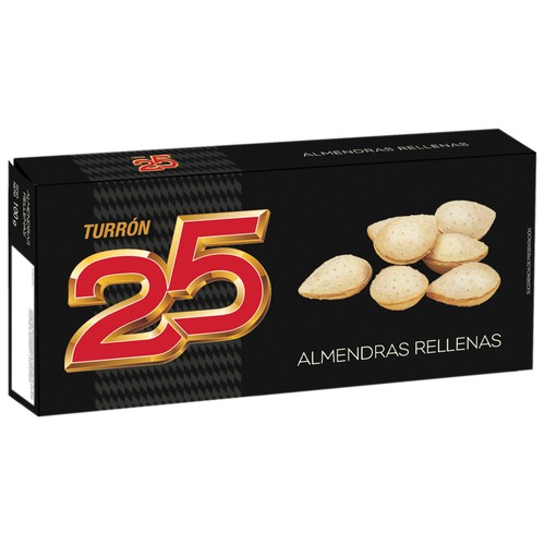 [ALMENDRAS0001] 25 ALMENDRAS RELLENAS 100 GR