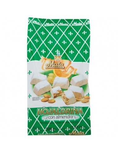 [HOJALDRINAS0006] MATA HOJALDRINAS CON ALMENDRAS BOLSA 500 GR