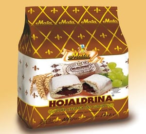 [HOJALDRINAS0021] MATA HOJALDRINAS RELLENAS CHOCOLATE 400 G