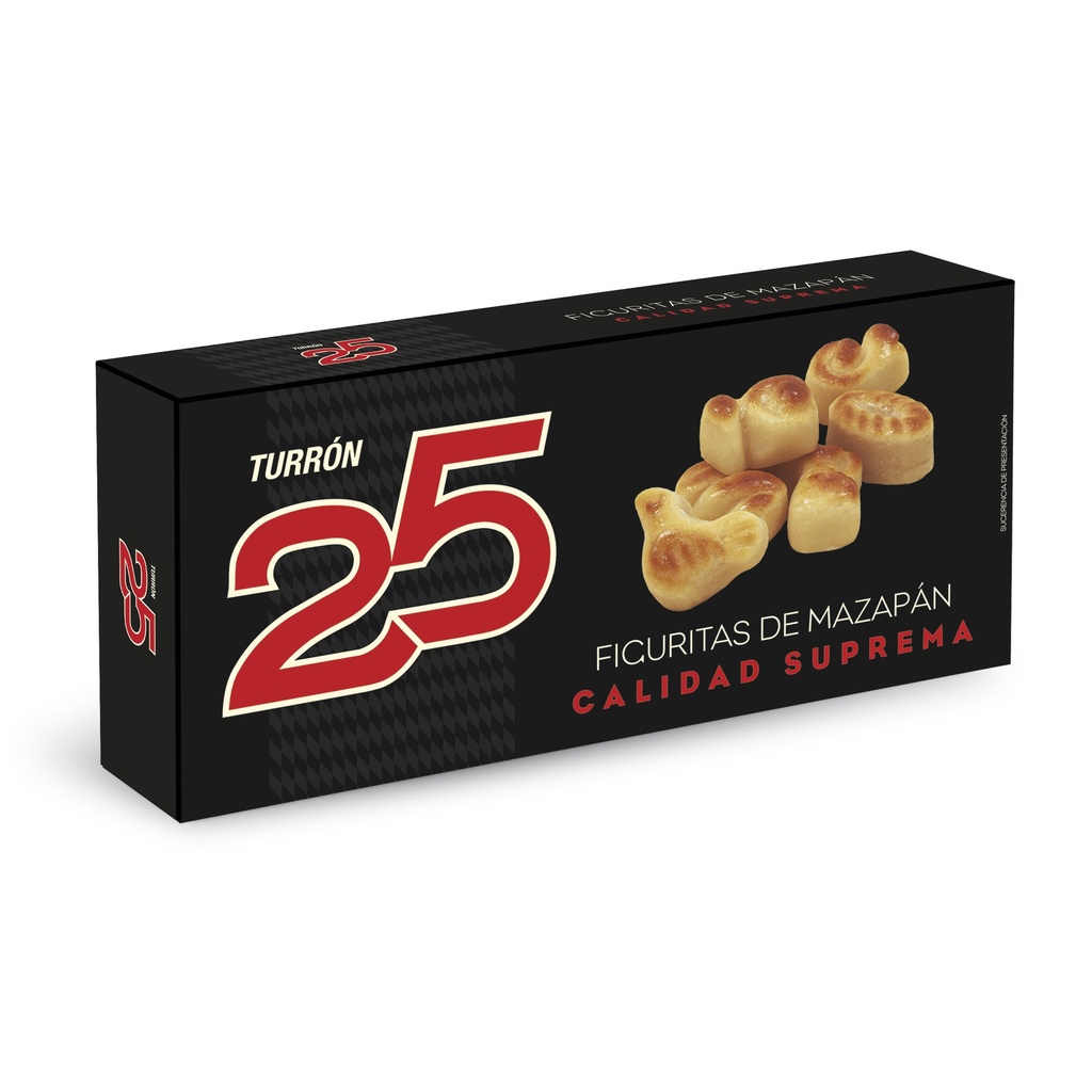 25 FIGURITAS DE MAZAPAN 100 GR