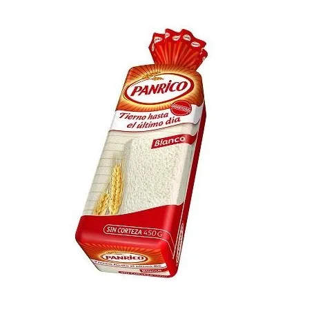 [PAN0081] PANRICO PAN MOLDE SIN CORTEZA 20 REBANADAS 450 GR