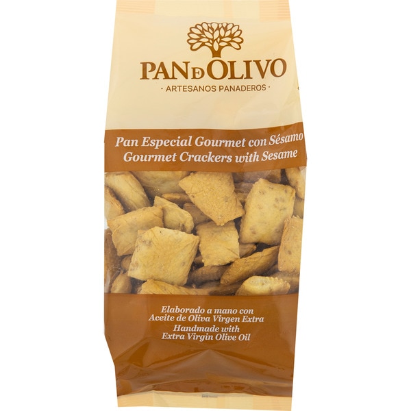 PAN DE OLIVO REGAÑA AJONJOLÍ  200 GR