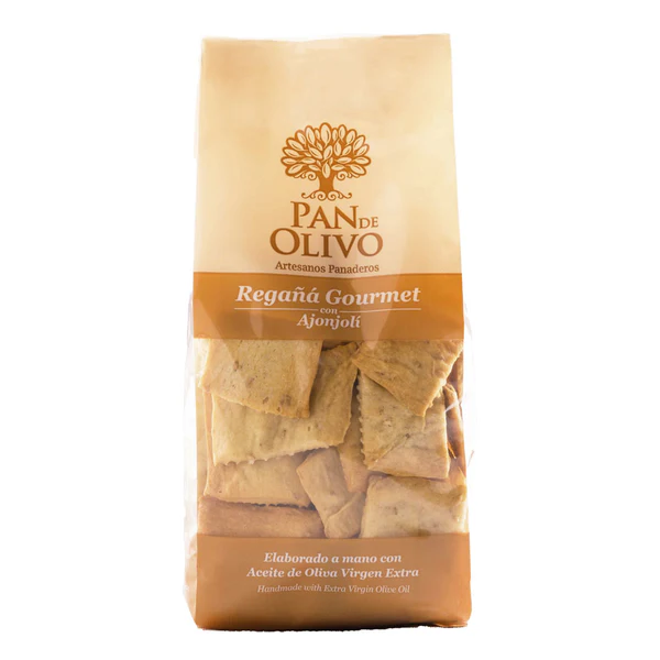 [PAN0090] PAN DE OLIVO REGAÑA AJONJOLÍ 200 GR