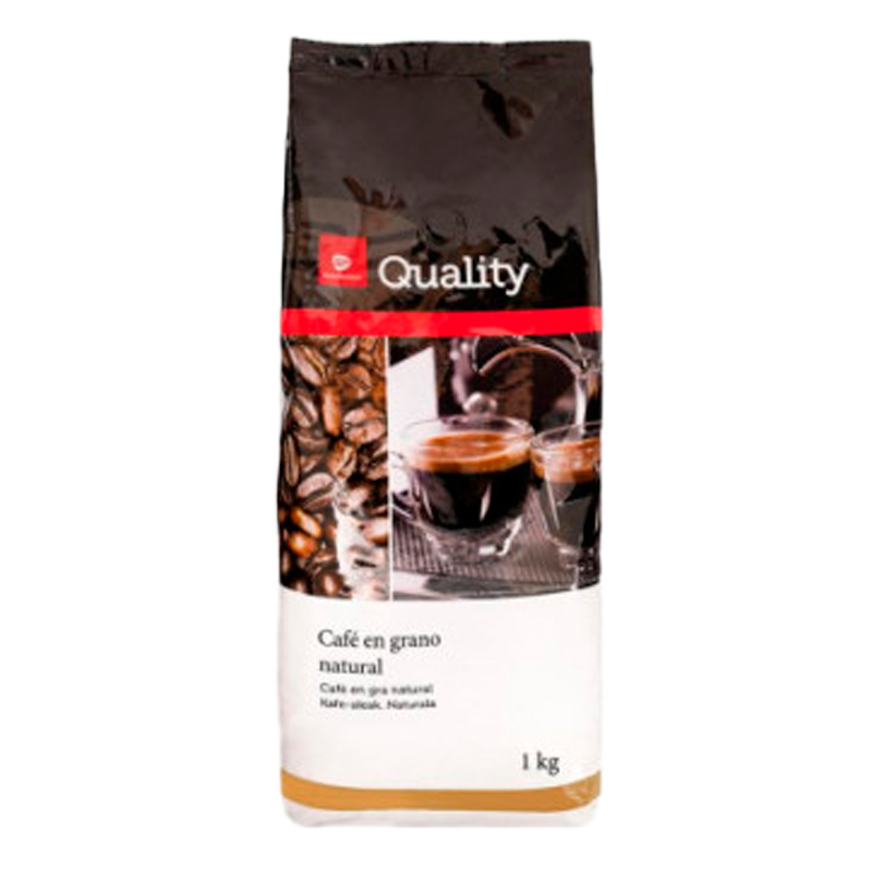 [CAFE0037] QUALITY CAFEE GRANO NATURAL 1 KG