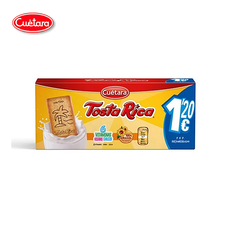 [GALLETA0086] CUETARA TOSTARICA OFERTA 1.20€ 200 GR