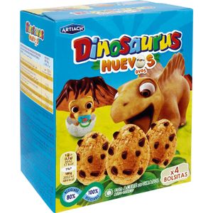 DINOSAURUS HUEVOS PACK 4 140 GR