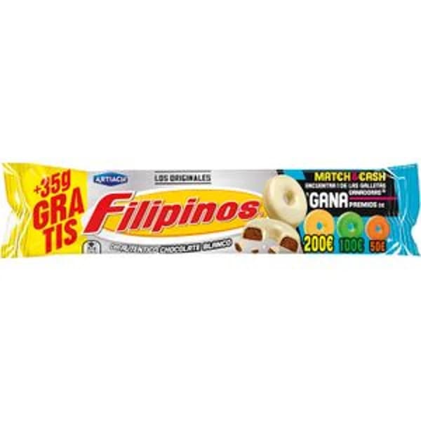 FILIPINOS CHOCOLATE CON LECHE 100 + 35 GR