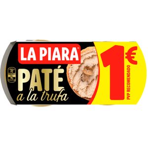 [PATE0079] PIARA PATE A LA TRUFA PACK 2 X 75 G