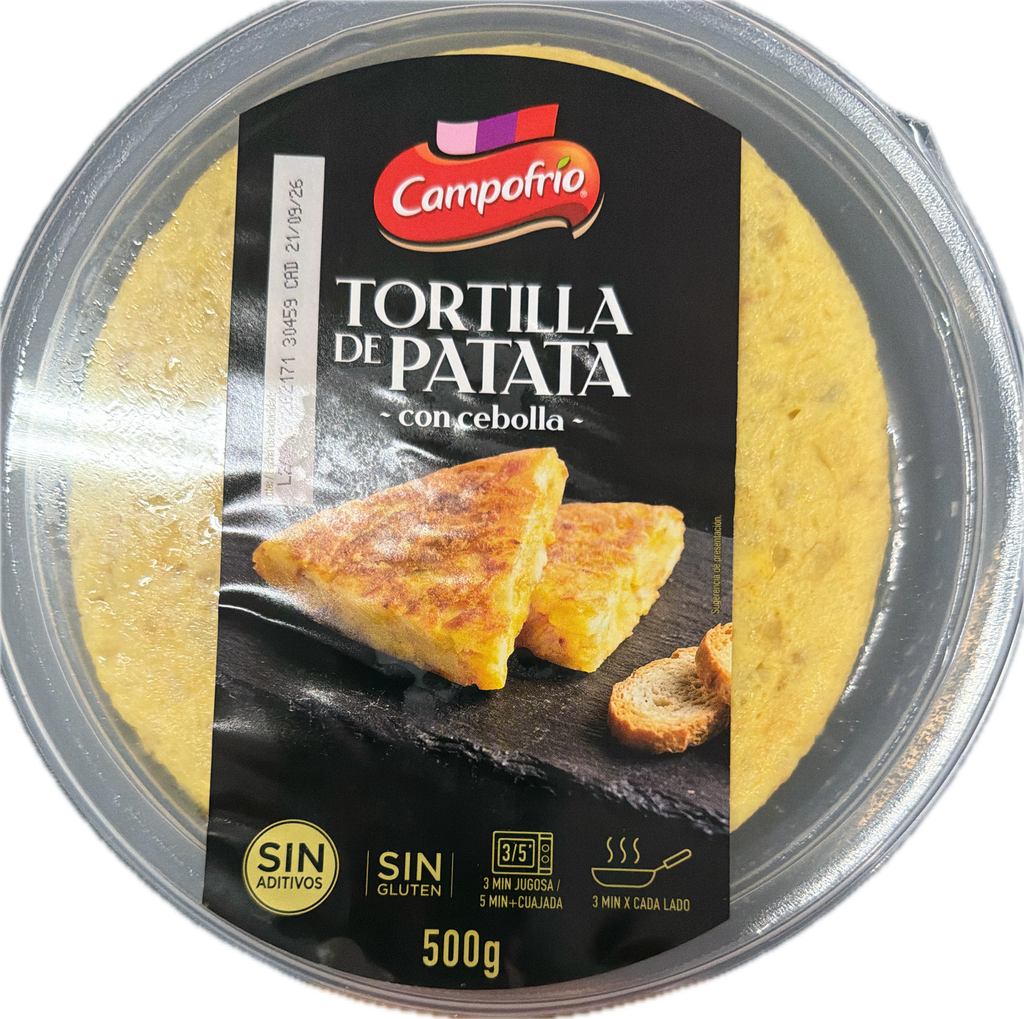 CAMPOFRIO  TORTILLA PATATA C/ CEBOLLA 500 GR