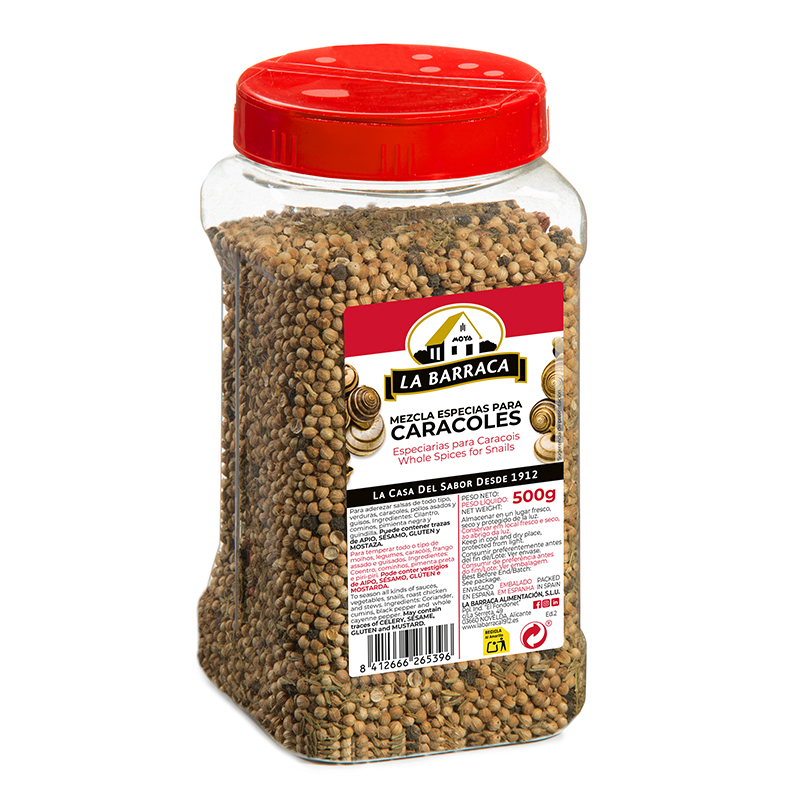 [ESPECIAS0010] BARRACA ESPECIAS PARA CARACOLES GRANEL 550 GR