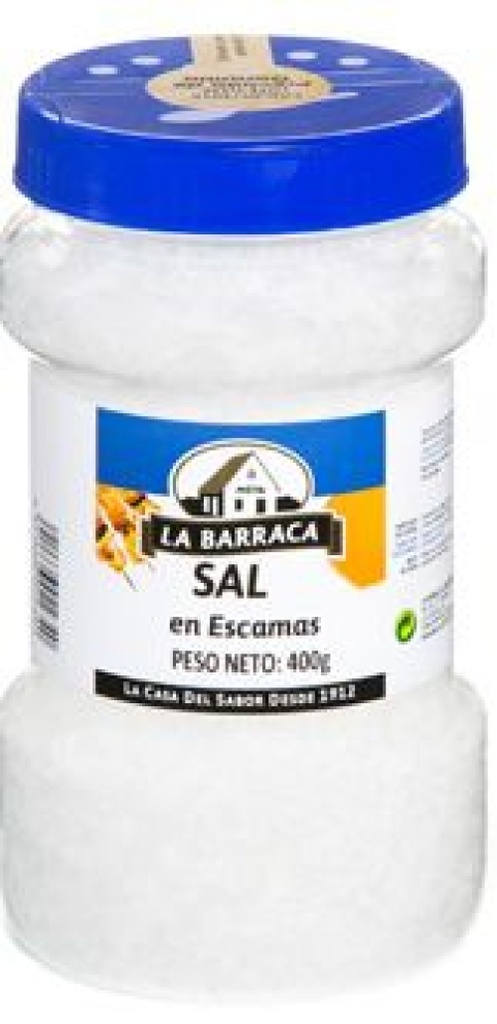 [SAL0010] BARRACA SAL EN ESCAMAS 400 GR