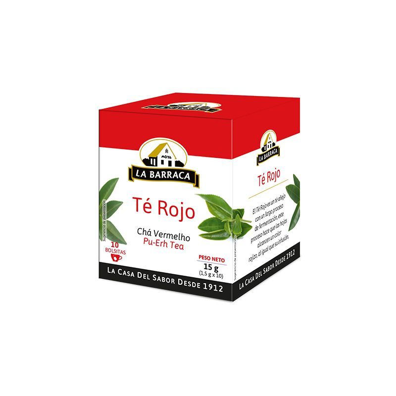 [TE0008] BARRACA TE ROJO 20 BOLSITAS