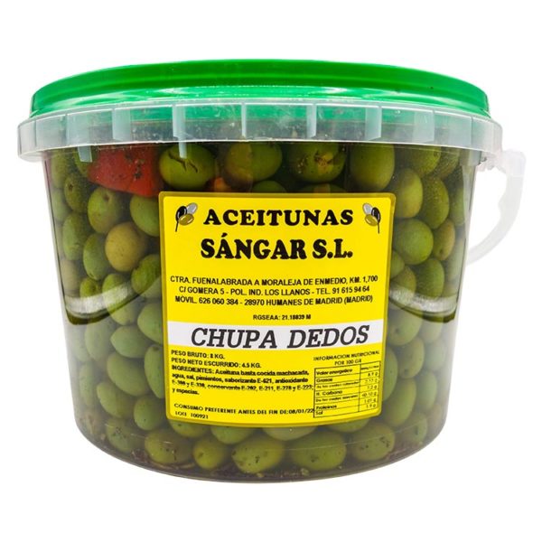 CAZALILLA ACEITUNAS CHUPADEOS 4.5 KG