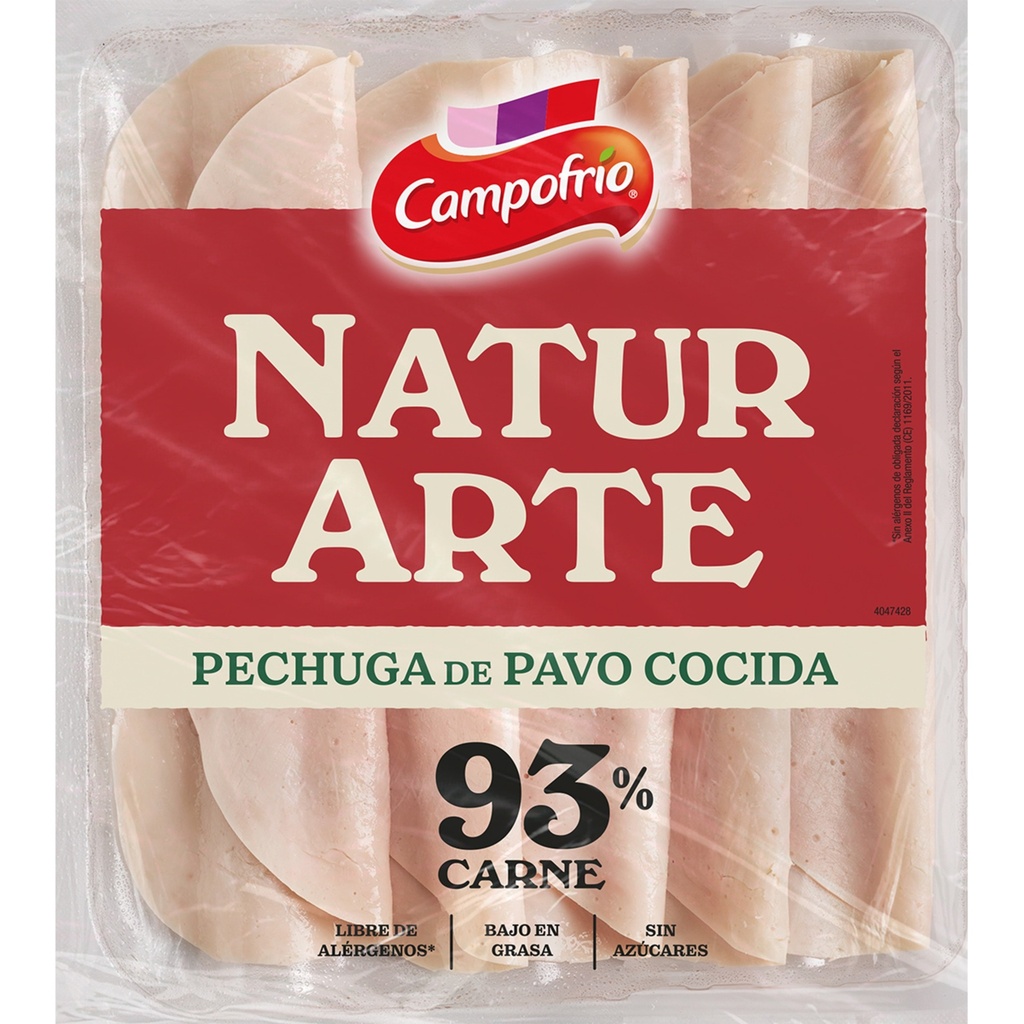 [PECHUGAPAVO0020] CAMPOFRIO NATUR ARTE PECHUGA PAVO  90 G
