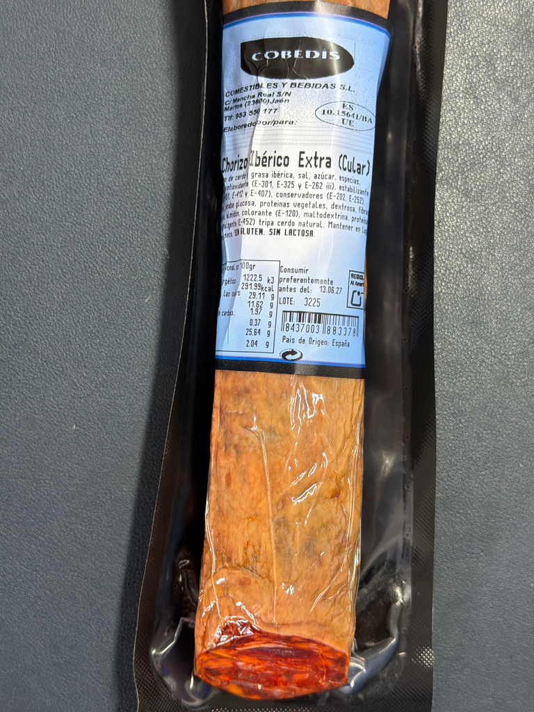 [CHORIZO0058] COBEDIS CHORIZO IBERICO 1ª
