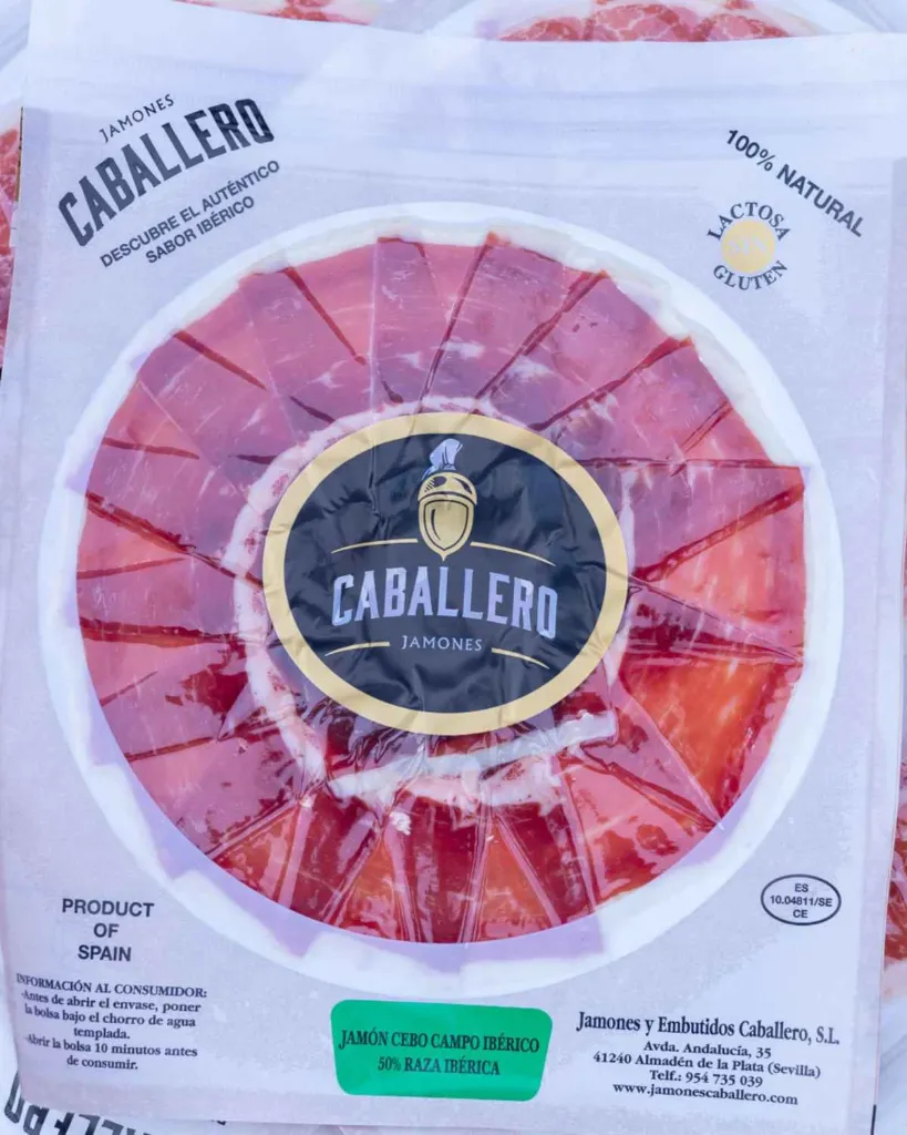 [JAMON0169] CABALLERO JAMON LONCHEADO 500 GR