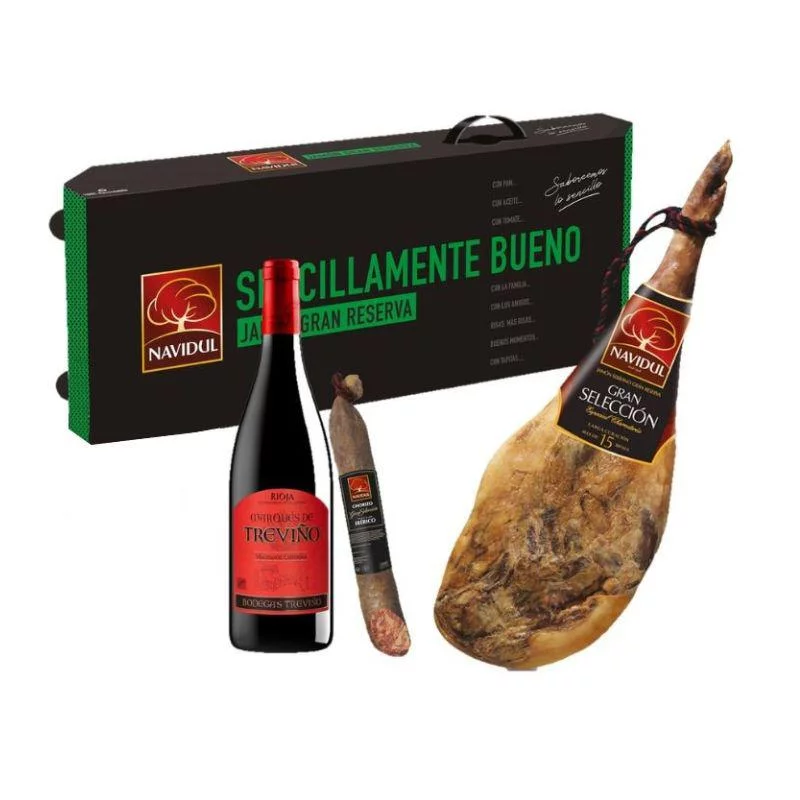 NAVIDUL JAMON G. RESERVA 7kg RIOJA+ CHORIZO