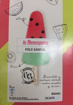 [HELADO0012] LA MENORQUINA POLO SANDIA PACK 4