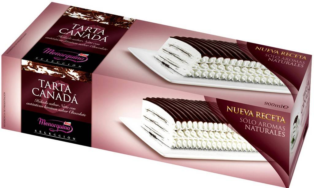 [HELADO0015] LA MENORQUINA TARTA CANADÁ 1000 ML
