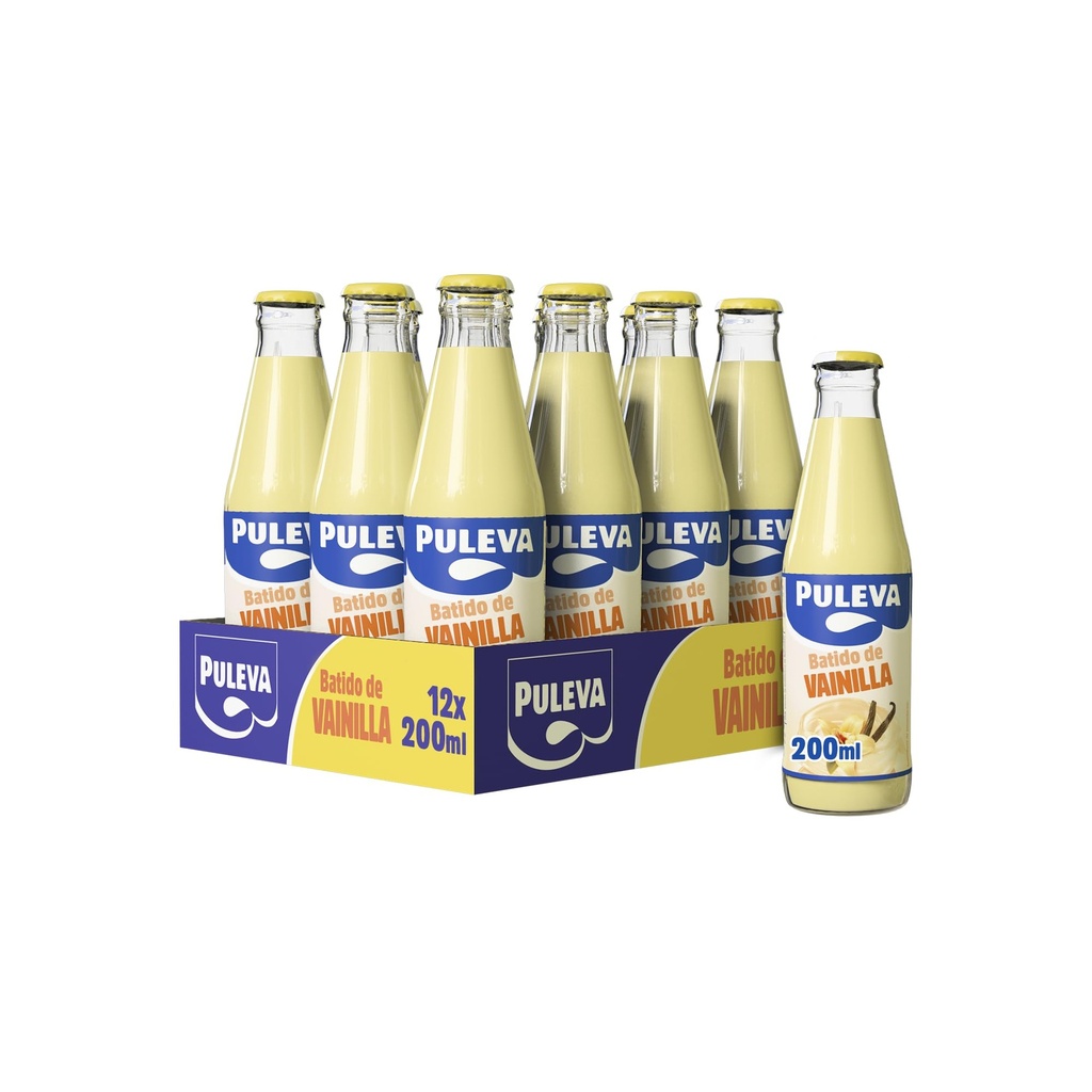 [BATIDO0034] PULEVA BATIDO VAINILLA 12 X 20 CL CRISTAL