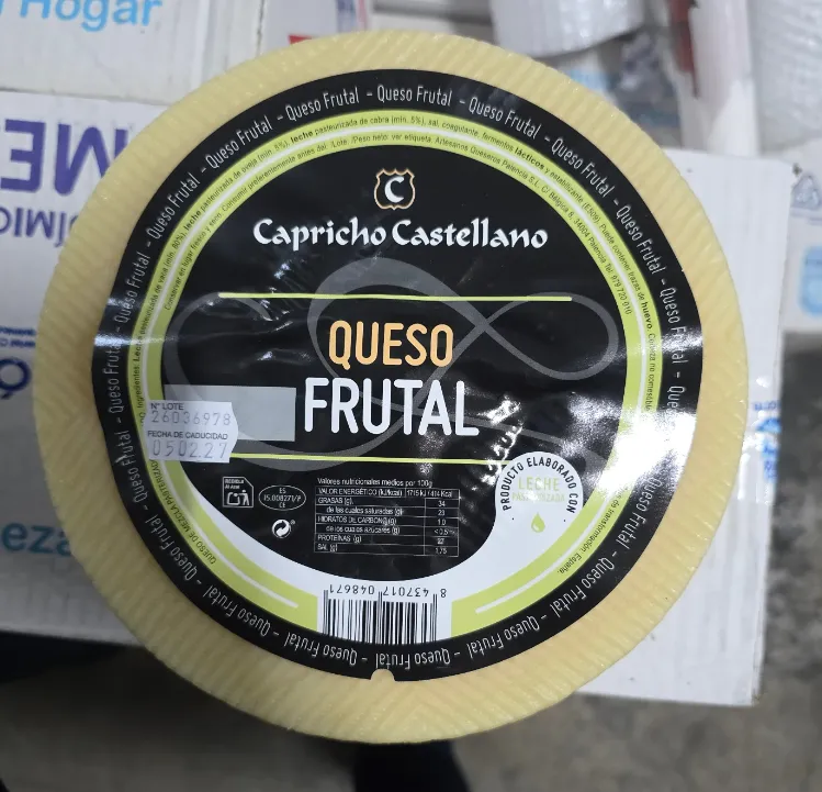 CAPRICHO CASTELLANO QUESO MEZCLA FRUTAL