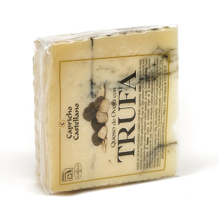 [QUESO0196] CAPRICHO CASTELLANO QUESO DE OVEJA CON TRUFA